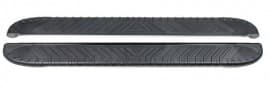 Erkul Боковые пороги площадки из алюминия Bosphorus Black для Mitsubishi Pajero 4 Wagon 2014+