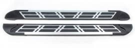 Боковые пороги площадки из алюминия Sunrise для Mitsubishi ASX 2010-2012