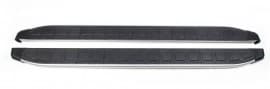 Боковые пороги площадки из алюминия Fullmond для Mini Cooper 1 (R50/52/53) 2000-2006 Erkul