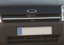 Хром накладка на решетку радиатора для Ford Connect 2002-2006 из нержавейки 1шт Carmos