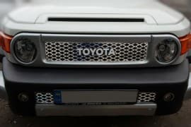 Хром накладки на решетку радиатора и бампера для Toyota FJ Cruiser 2003-2017 Libao