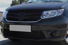 Хром накладка под решетку радиатора для Dacia Logan MCV 2013+ из нержавейки