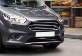 Хром накладки на решетку радиатора для Ford Courier 2018+ из нержавейки 5шт Omsa