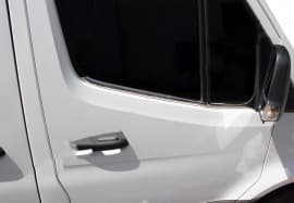 Хром молдинги нижней окантовки стекол для Mercedes Sprinter 2018+ 4шт