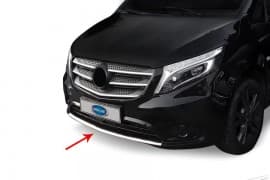 Хром накладка на передний бампер для Mercedes Vito W447 2014+ из нержавейки 1шт