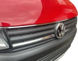 Хром накладка на верх решетки радиатора для Volkswagen T6 2015-2019 из нержавейки 1шт