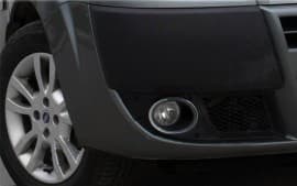 Хром накладки на противотуманки для Fiat Doblo 2 2005-2010 из нержавейки 2шт Carmos