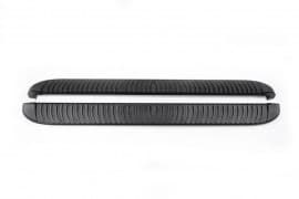 Erkul Боковые пороги площадки из алюминия Tayga Black для Nissan Pathfinder R51 2010-2014