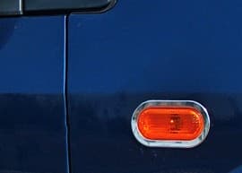 Хром окантовка поворотников для Ford Fiesta 2002-2008 из нержавейки 2шт
