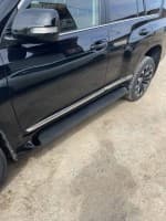 Боковые пороги GX-style (черный цвет) для Toyota Land Cruiser Prado 150 2013-2018 1234 Upgrade
