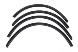 Накладки на арки для Dacia Sandero 2007-2013 из ABS-пластика 4шт Черные