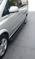 Боковые пороги площадки из алюминия Allmond Black для Mercedes-benz Vito W639 2010-2014