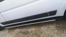 Боковые пороги площадки из алюминия Duru для Peugeot Boxer 2 2014+