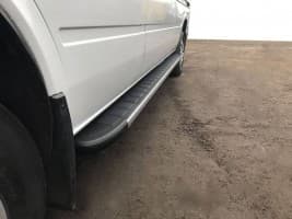 Erkul Боковые пороги площадки из алюминия Duru для Mercedes-benz Sprinter W901-905 1995-2006