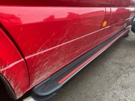 Erkul Боковые пороги площадки из алюминия Maya Red для Mercedes-benz Sprinter W906 2013-2018