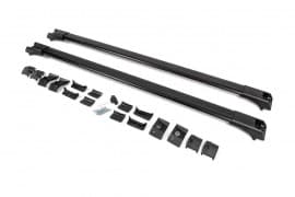 Перемычки на рейлинги без ключа Flybar для Mitsubishi ASX 2010-2012 (черные) Erkul