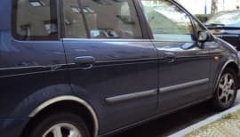 Хром накладки на арки для Mazda Premacy 1999-2005 из нержавейки 4шт