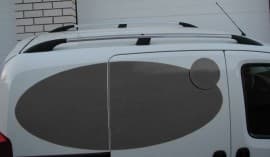 Digital Designs Рейлинги на крышу ХРОМ для Fiat Qubo 2008+ (Пластиковые ножки)