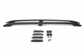 Рейлинги на крышу Черные для Volkswagen Caddy 4 2015-2020 (Стандартная база, Металлические ножки) Digital Designs