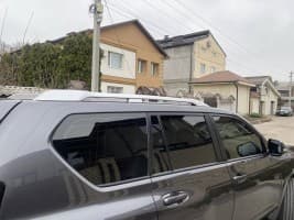 Рейлинги на крышу Оригинал Серые для Toyota Land Cruiser Prado 150 2013-2018 NIKEN
