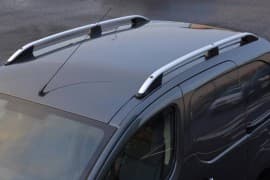 Рейлинги на крышу OmsaLine Elegance (серые) для Ford Courier 2014+ Omsa