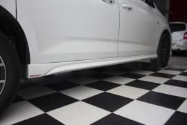 Боковые пороги (под покраску) на Volkswagen Caddy 4 2020+ короткая база DD-T24