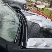Накладка на место дворников (ABS) на Dacia Duster 2010-2018