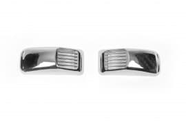Хром решетка на повторители поворота для Skoda Yeti 2010-2013 из ABS-пластика Прямоугольник 2шт