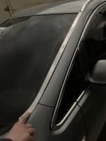 Хром молдинги лобового стекла для Opel Astra J 2010+ нерж 2шт