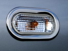 Хром окантовка поворотников для Volkswagen Caddy 2004-2010 из нержавейки 2шт