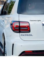 Задние LED фонари (Black-Sequential) на Nissan Patrol Y62 2010-2021