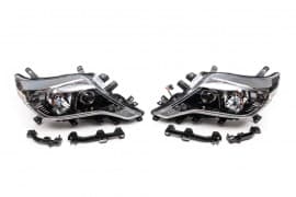 Передняя оптика LED (2 шт, с AFR адаптацией) на Toyota Land Cruiser Prado 150 2013-2018