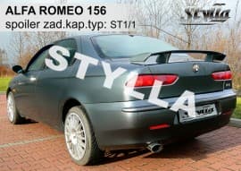 Спойлер задний на багажник для Alfa Romeo 156 1997-2005 на ножках высокий Stylla