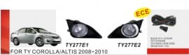 Противотуманки (2 шт, галогенные) на Toyota Corolla 2006-2010 DD-T24