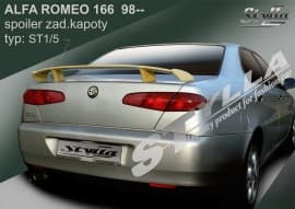 Спойлер задний на багажник для Alfa Romeo 166 1998-2007 на ножках высокий Stylla