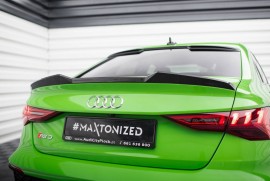 Maxton Design Спойлер на багажник для Audi A3 8Y Sedan 2020+ версия RS3 карбоновый 