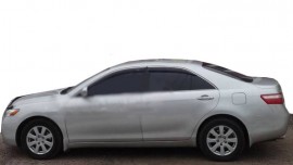 Дефлекторы окон Ветровики с хром молдингом HIC для Toyota Camry XV40 USA 2006-2011 4 шт