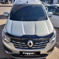 Дефлектор капоту Мухобойка EuroCap на Renault Express 2021 