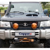 Дефлектор капота Мухобойка EuroCap на Hyundai Galloper 1998-2003