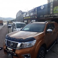 Дефлектор капоту EuroCap BAT-Style на Nissan Navara D23 2015 р.в  EuroCap