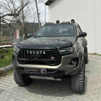 Дефлектор капоту Flycatcher EuroCap на Toyota Hilux 2019  EuroCap