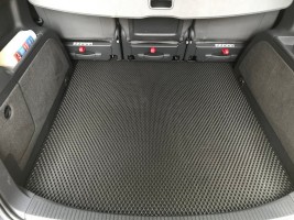 Коврик в багажник EVA для Volkswagen Touran 2003-2010 5 мест черный EVA
