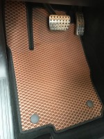 EVA Автомобильные коврики в салон EVA для Mercedes-benz ML W166 2011-2015 кирпичные