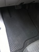 Автомобильные коврики в салон EVA для Mitsubishi L200 4 2012-2015 черные EVA