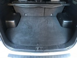 Коврик в багажник EVA для Chevrolet Captiva 2006-2011 (5 мест) черный EVA