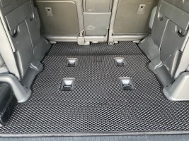 Коврик в багажник EVA для Lexus LX 450D 2007-2012 (7 мест) черный EVA