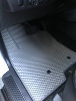 Автомобильные коврики в салон EVA для Mitsubishi Pajero Wagon IV 4 2014+ серые EVA