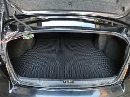 Коврик в багажник EVA для Mitsubishi Lancer 10 2007-2018 черный EVA