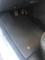 Автомобильные коврики в салон EVA для Renault Logan II 2012-2020 черные