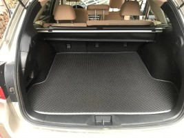 Коврик в багажник EVA для Subaru Outback 2014-2019 черный EVA